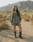 Ida Shorts in Charcoal | Gingham Shorts