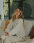 Juneau Sweater in Fawn | Women's Oversized Sweater