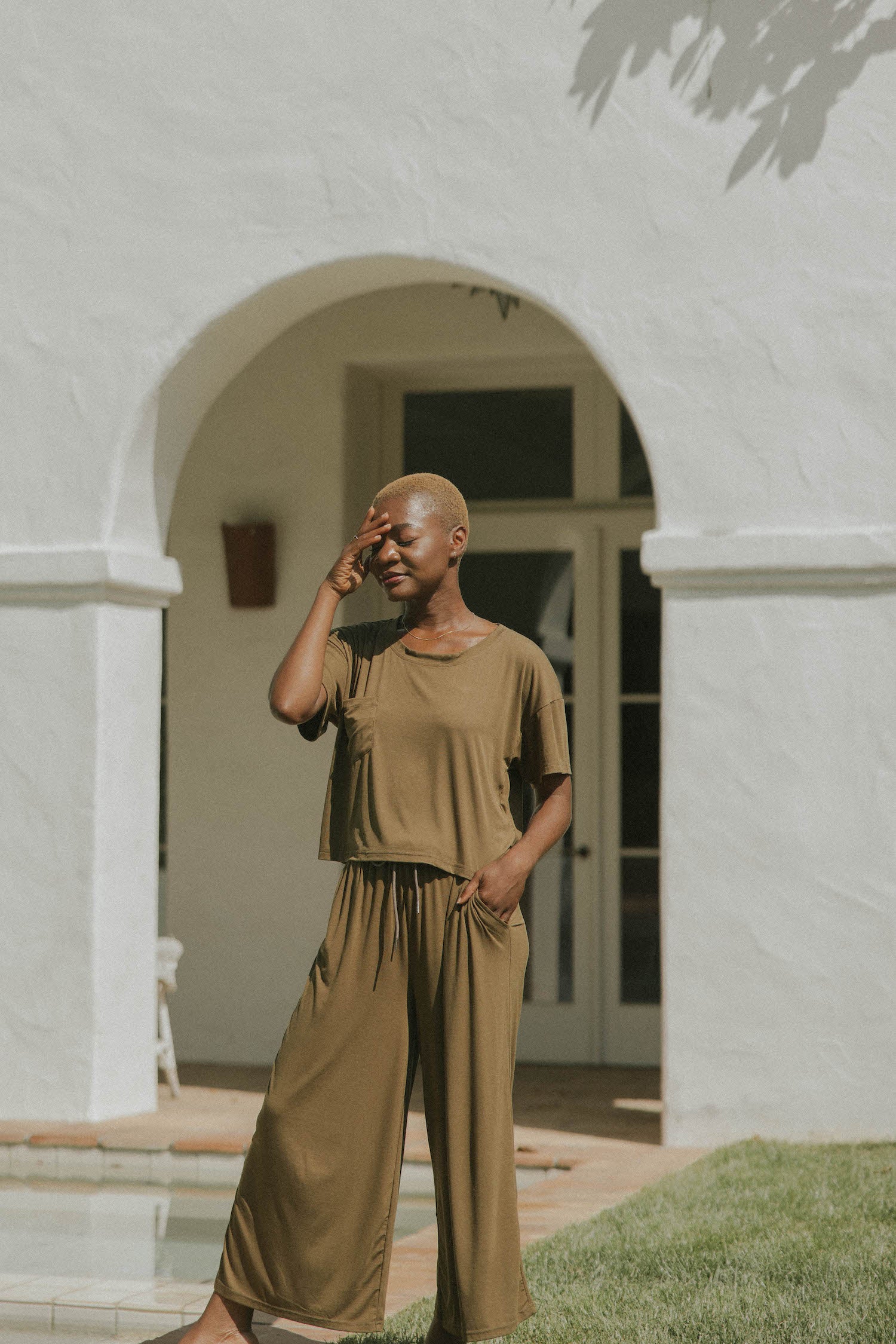 Lounge sleep top for women.