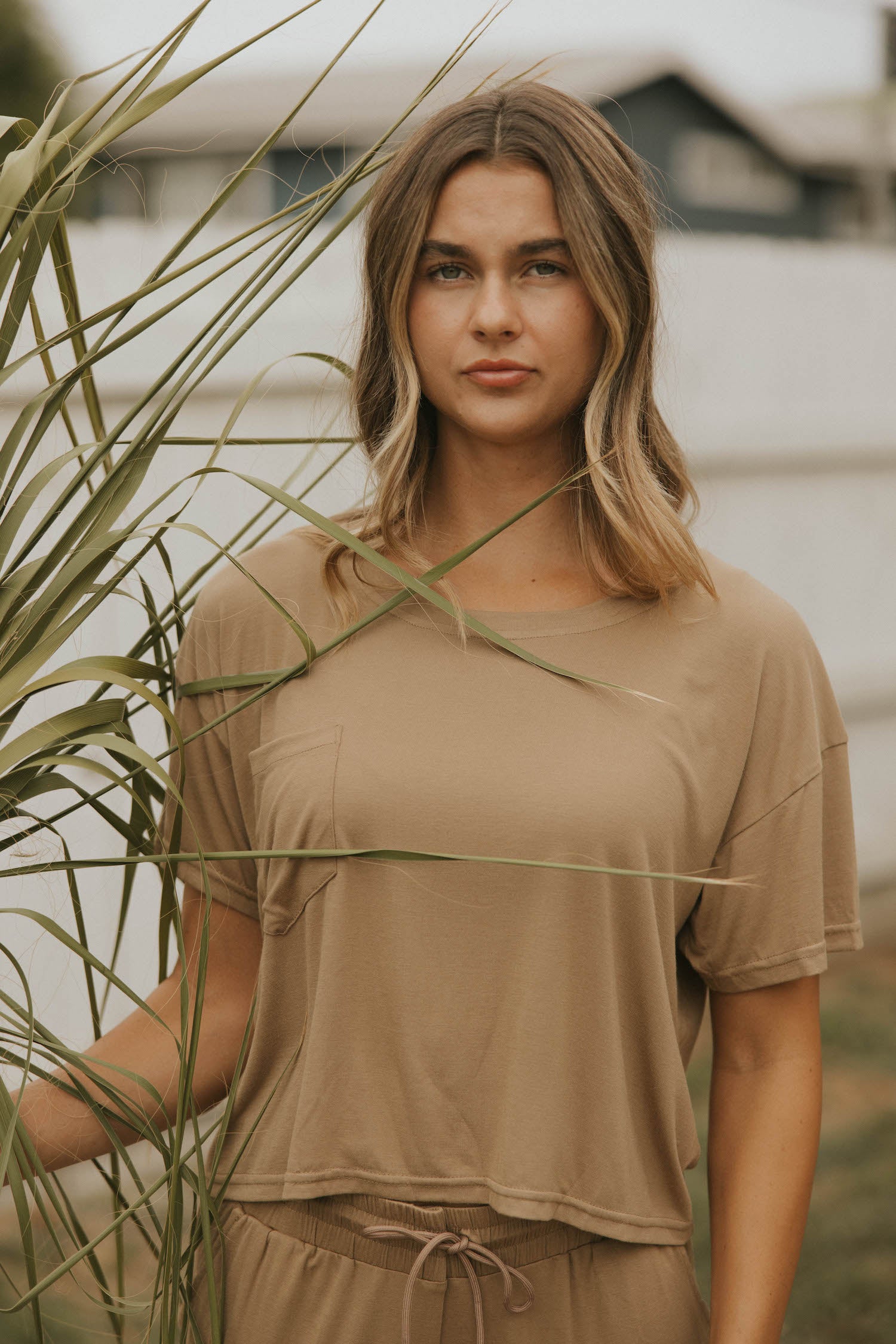 Lounge sleep top for women.