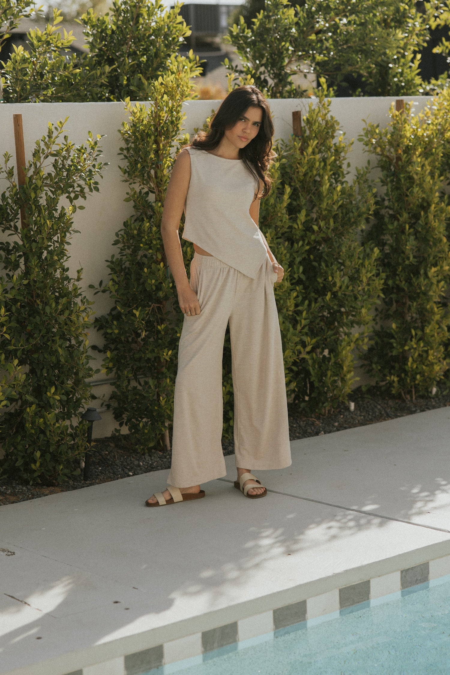 Willa Pant | Beige – Altair The Label