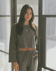 Zoe Thermal Long-Sleeve | Charcoal