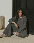 Zoe Thermal Long-Sleeve | Charcoal