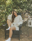 Juneau Shorts in Fawn | Sweater Shorts