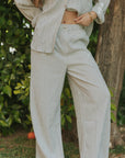 Hampton Pant in Azul | Women's Pinstripe Pants