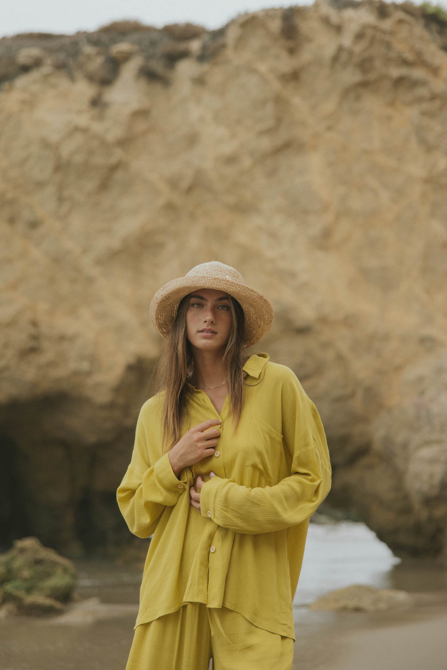 Best matching beachwear set for travel.