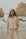 Brown muslin matching loungewear set for women.