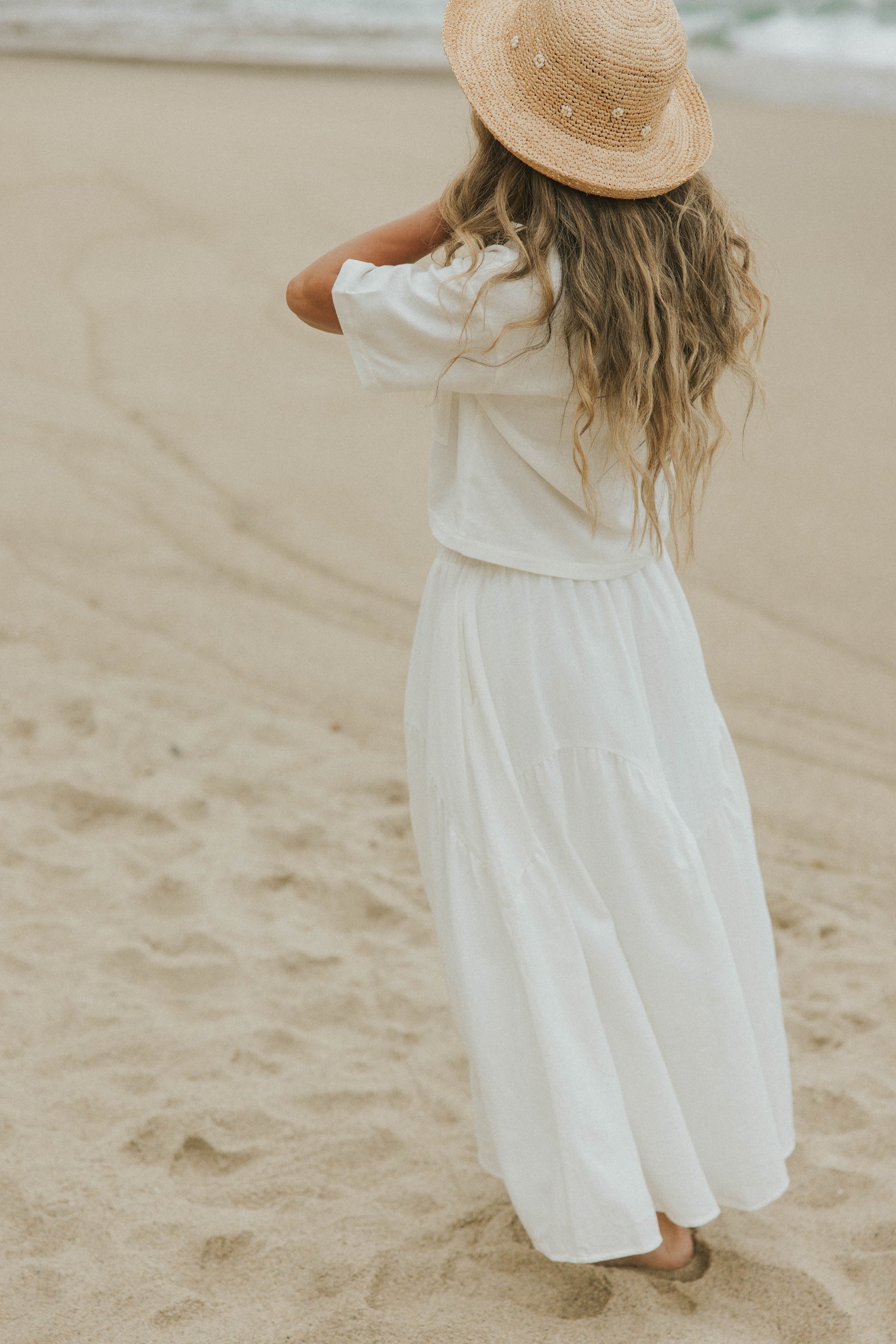 Two piece skirt set for women.