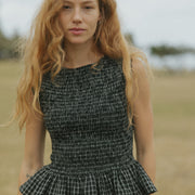 Nova Top in Obsidian | Black Ruffle Top