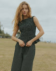 Nova Top in Obsidian | Black Ruffle Top