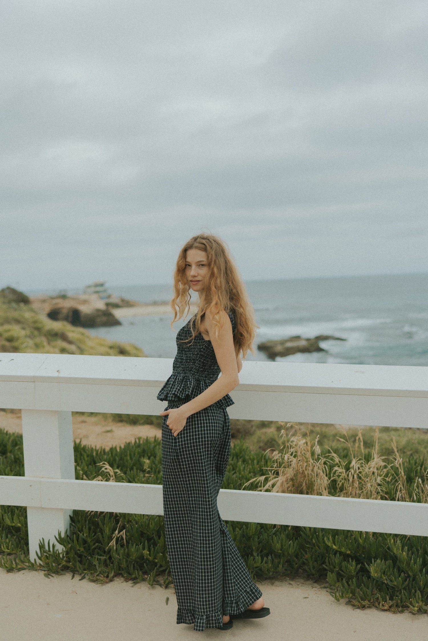 Nova Top in Obsidian | Black Ruffle Top