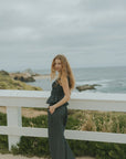 Nova Top in Obsidian | Black Ruffle Top