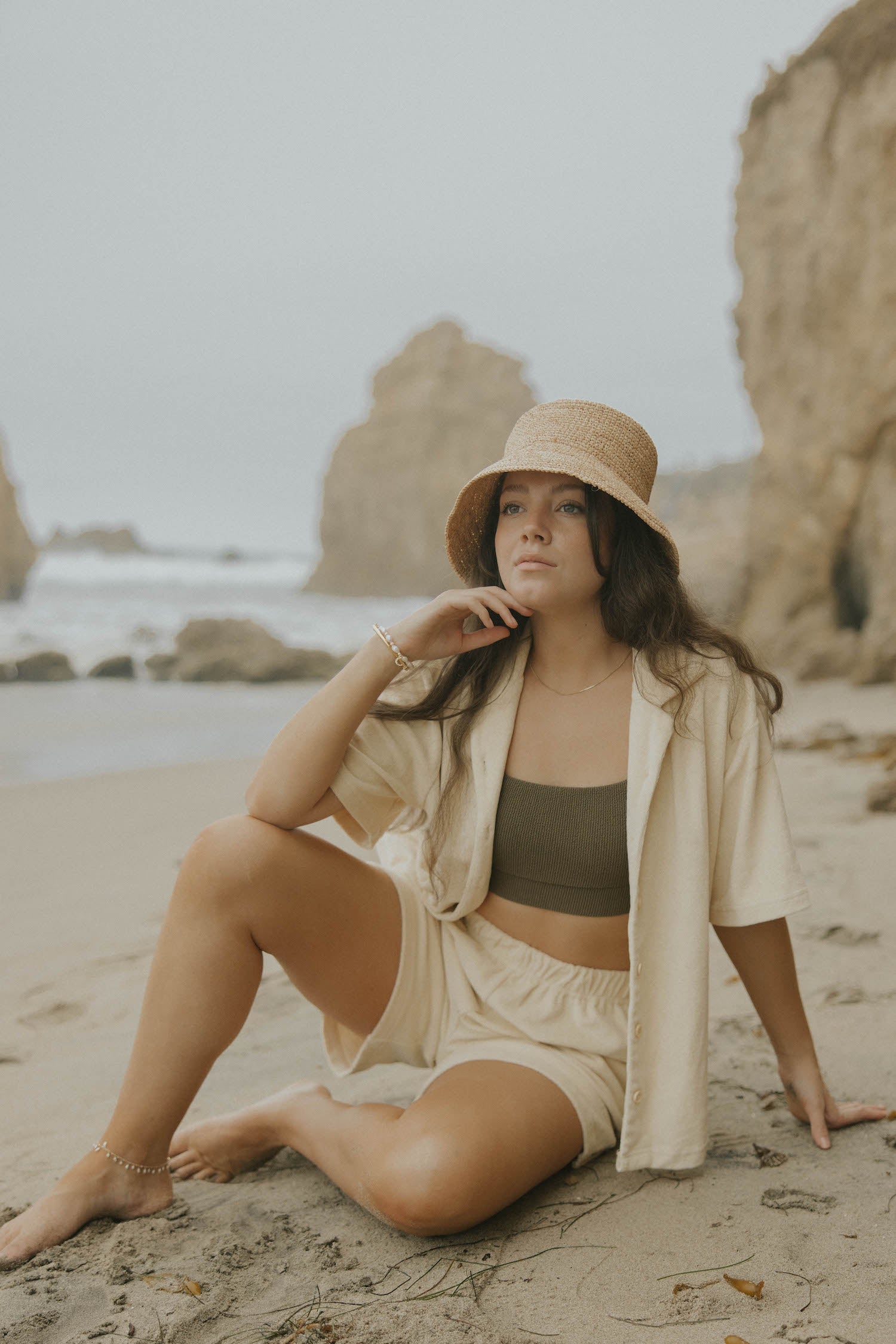 Nursing friendly loungewear top for women.