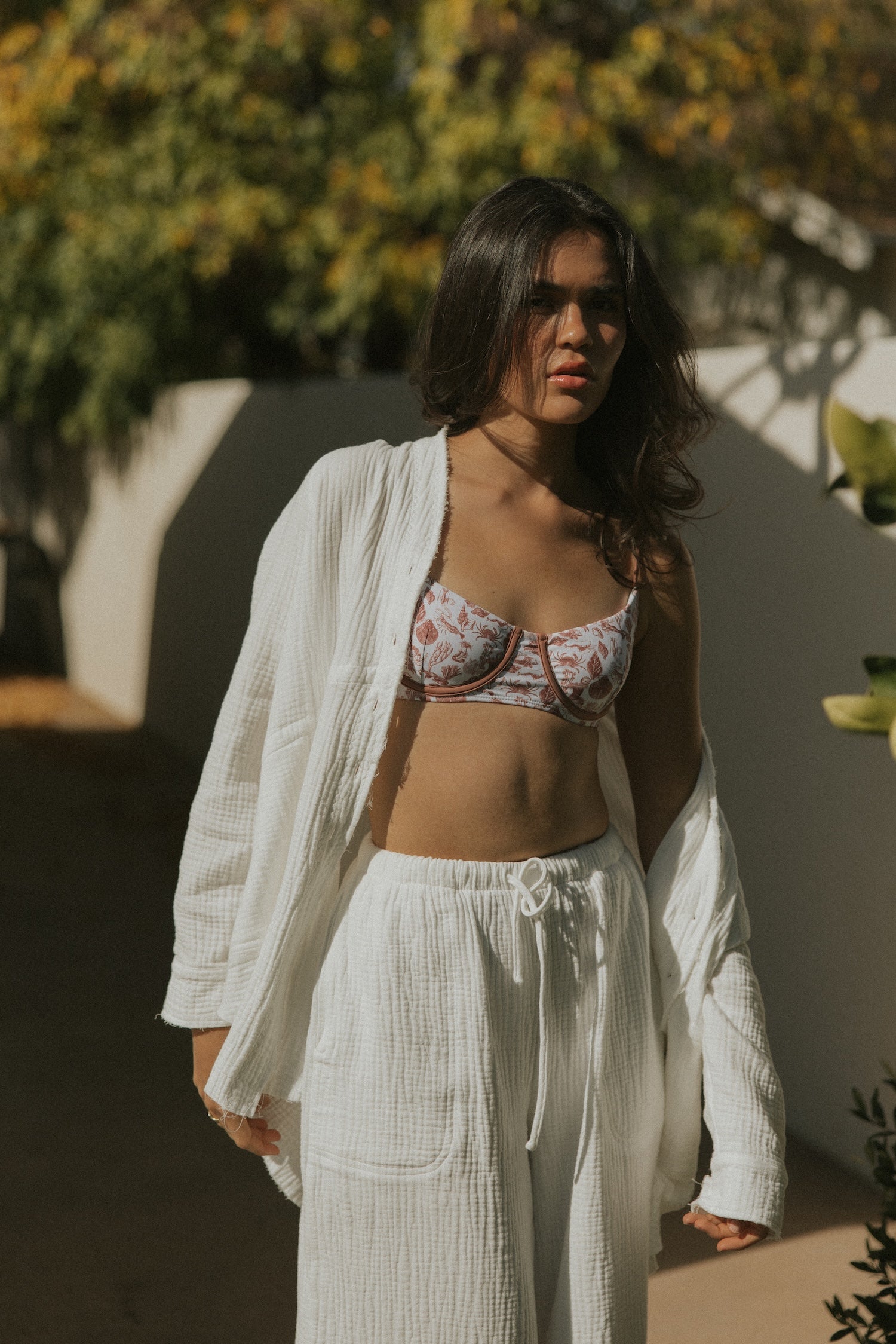 Athena Pant | White