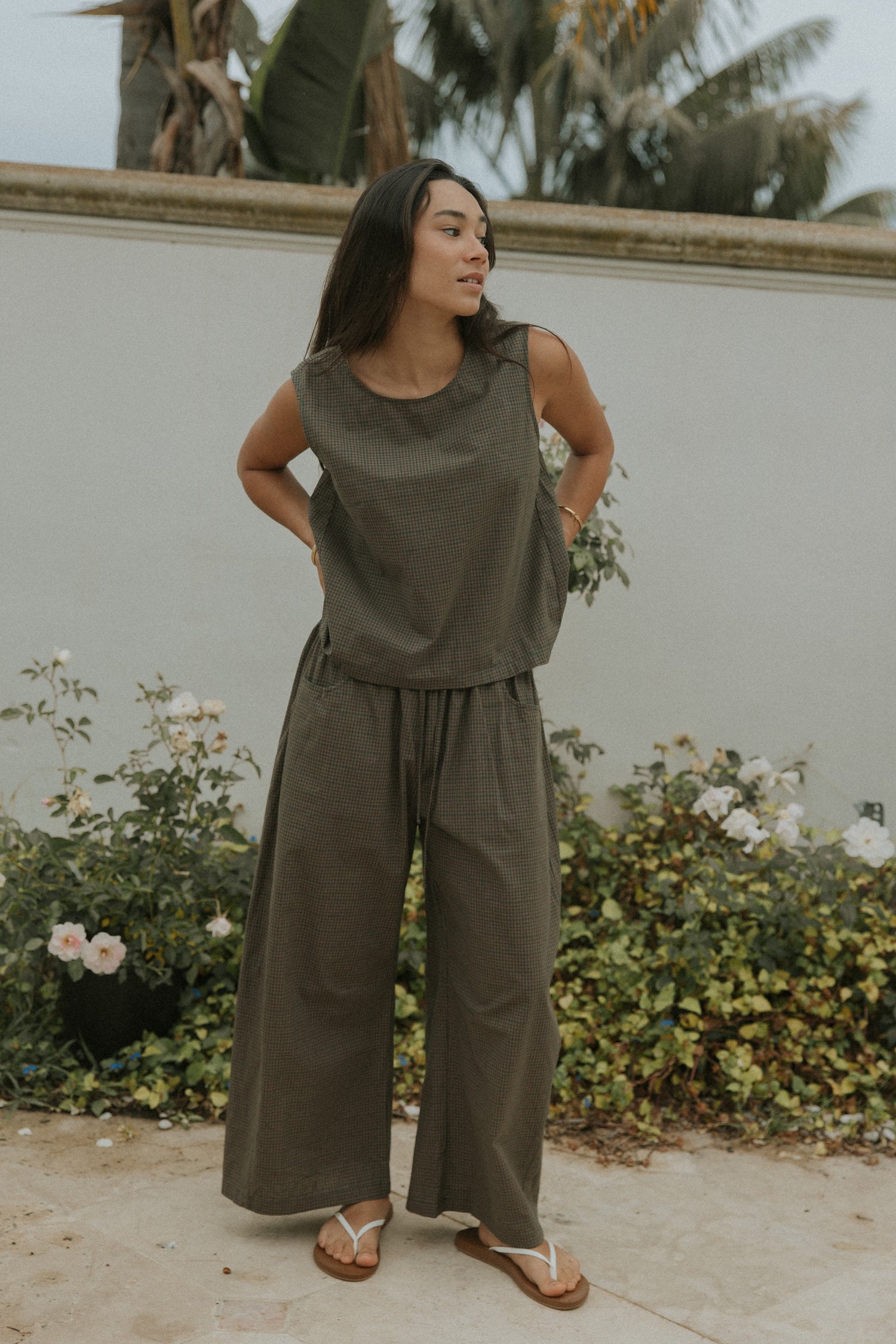 Blair Barrel Pant | Gingham