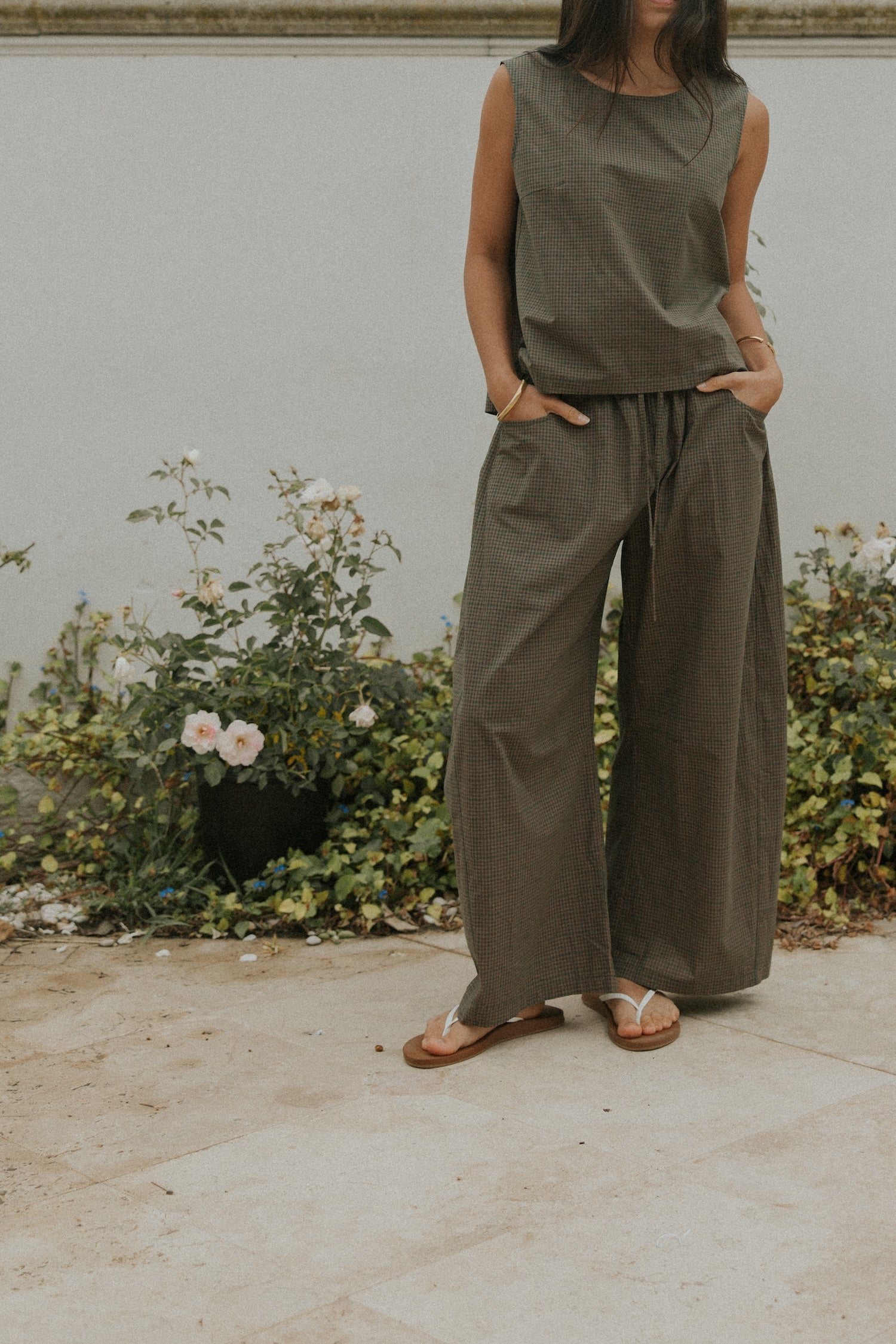 Blair Barrel Pant | Gingham