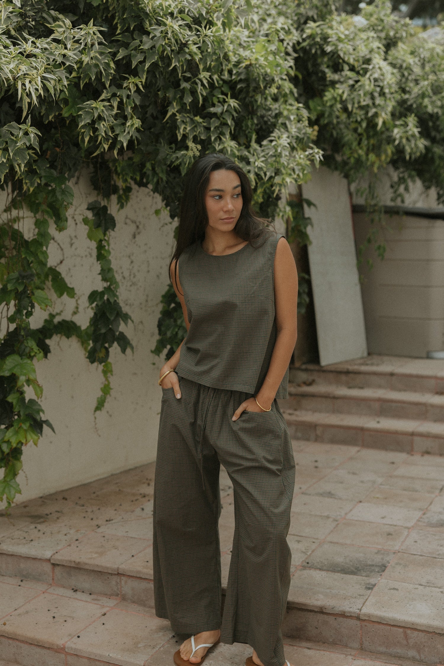 Blair Barrel Pant | Gingham