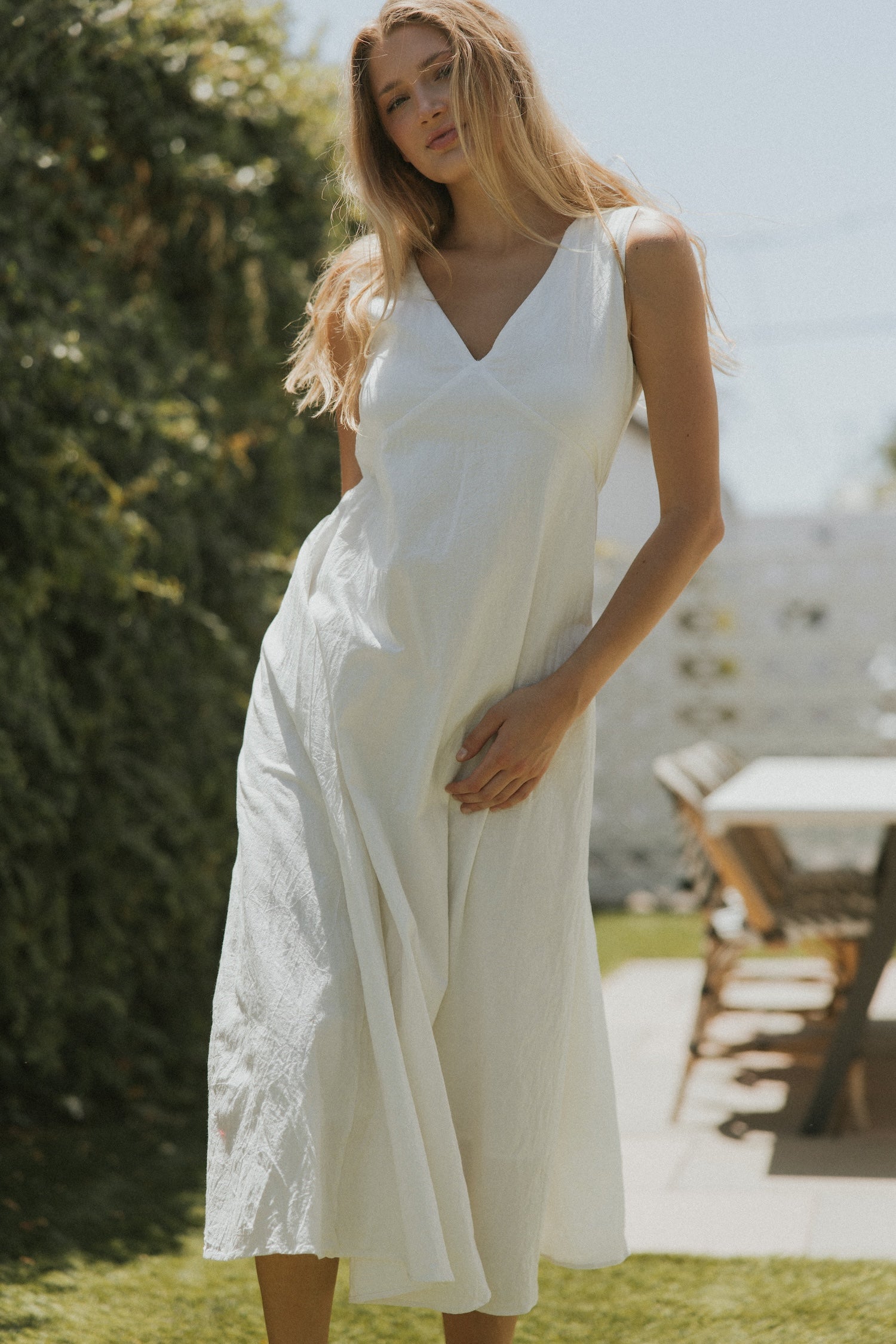 Brooklyn Maxi Dress | White