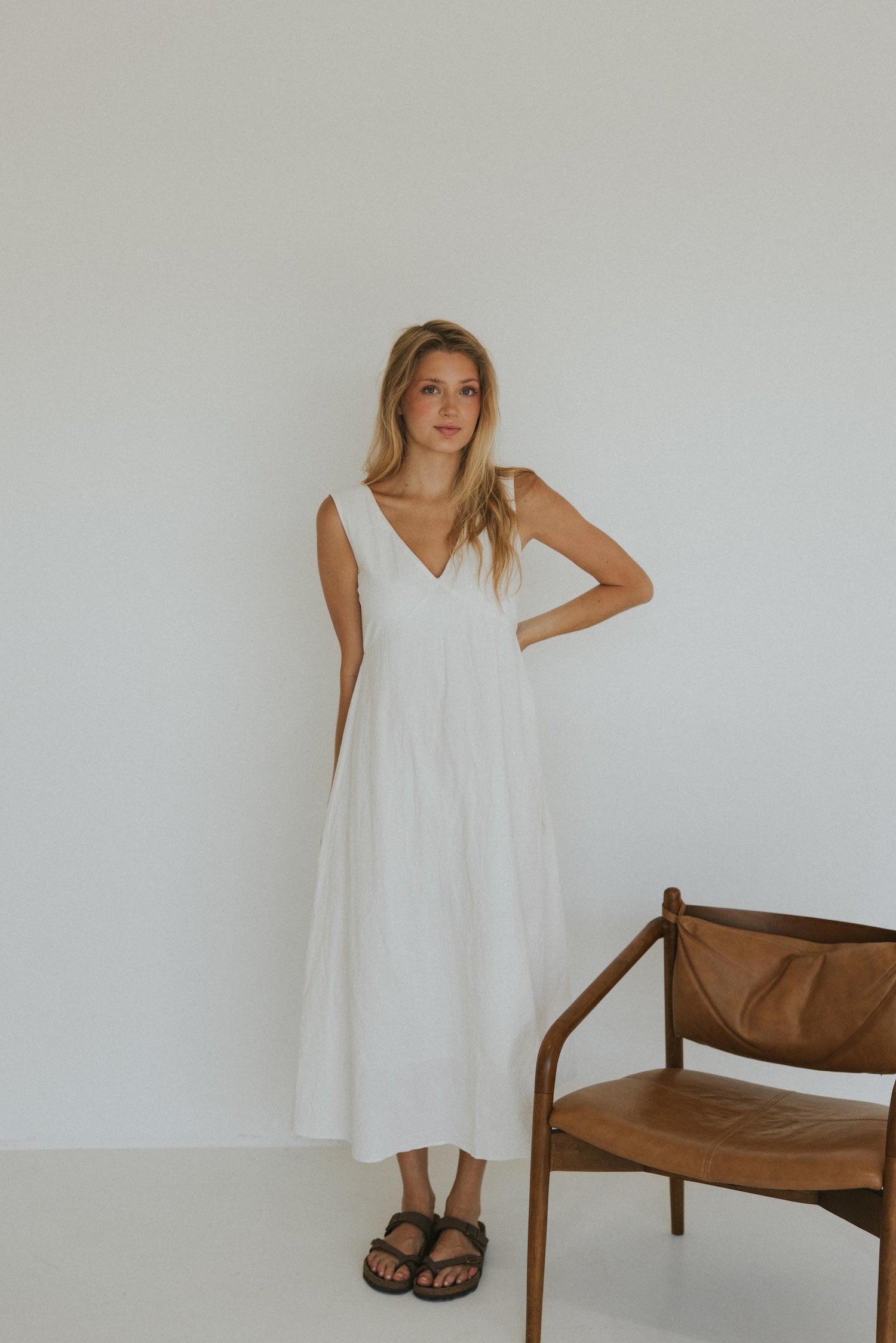 Brooklyn Maxi Dress | White