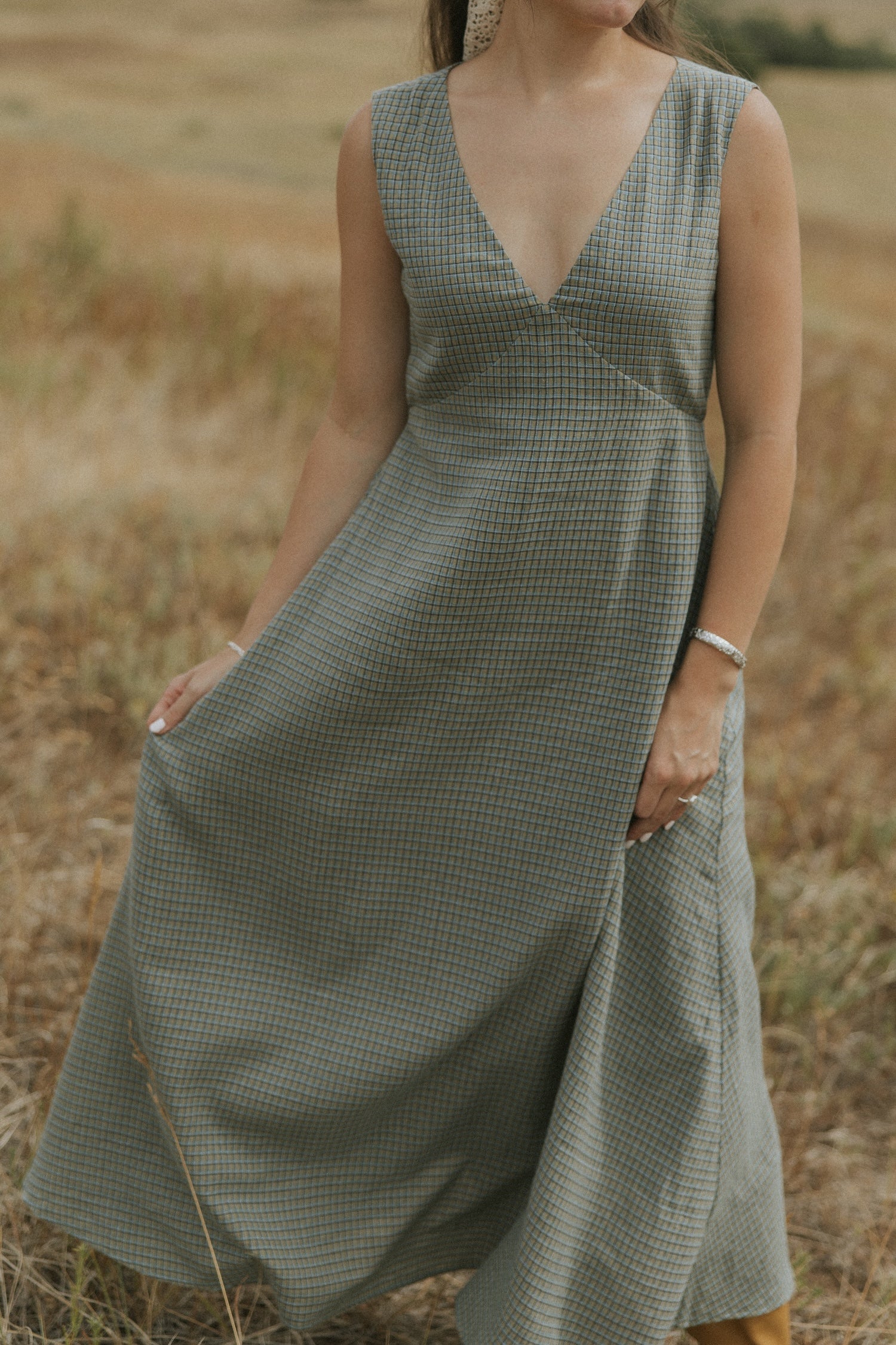 Brooklyn Maxi Dress | Gingham
