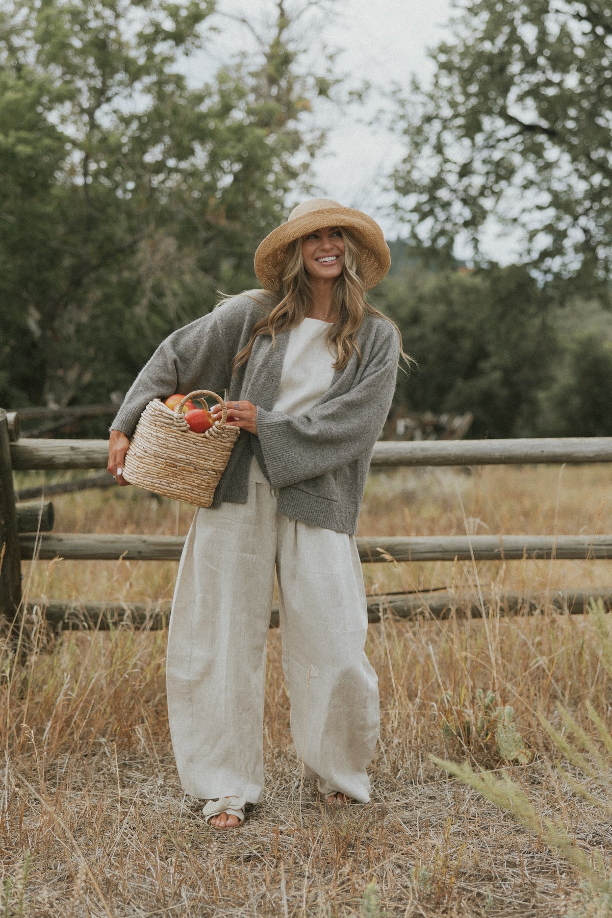 Celine Cardigan | Mushroom