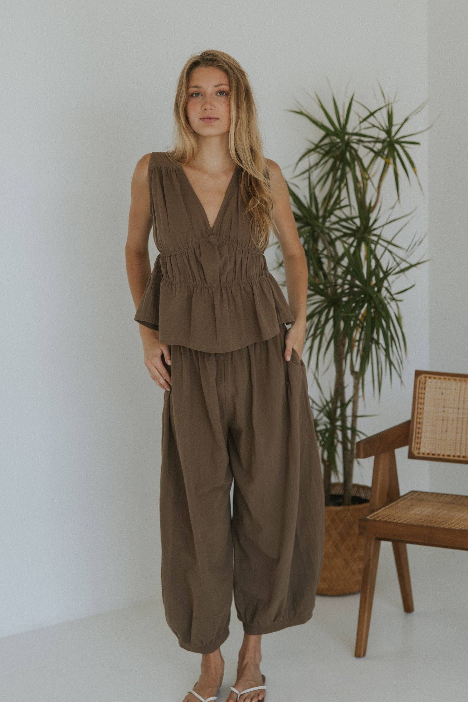 Freya Top | Brown – Altair The Label
