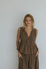 Freya Top | Brown