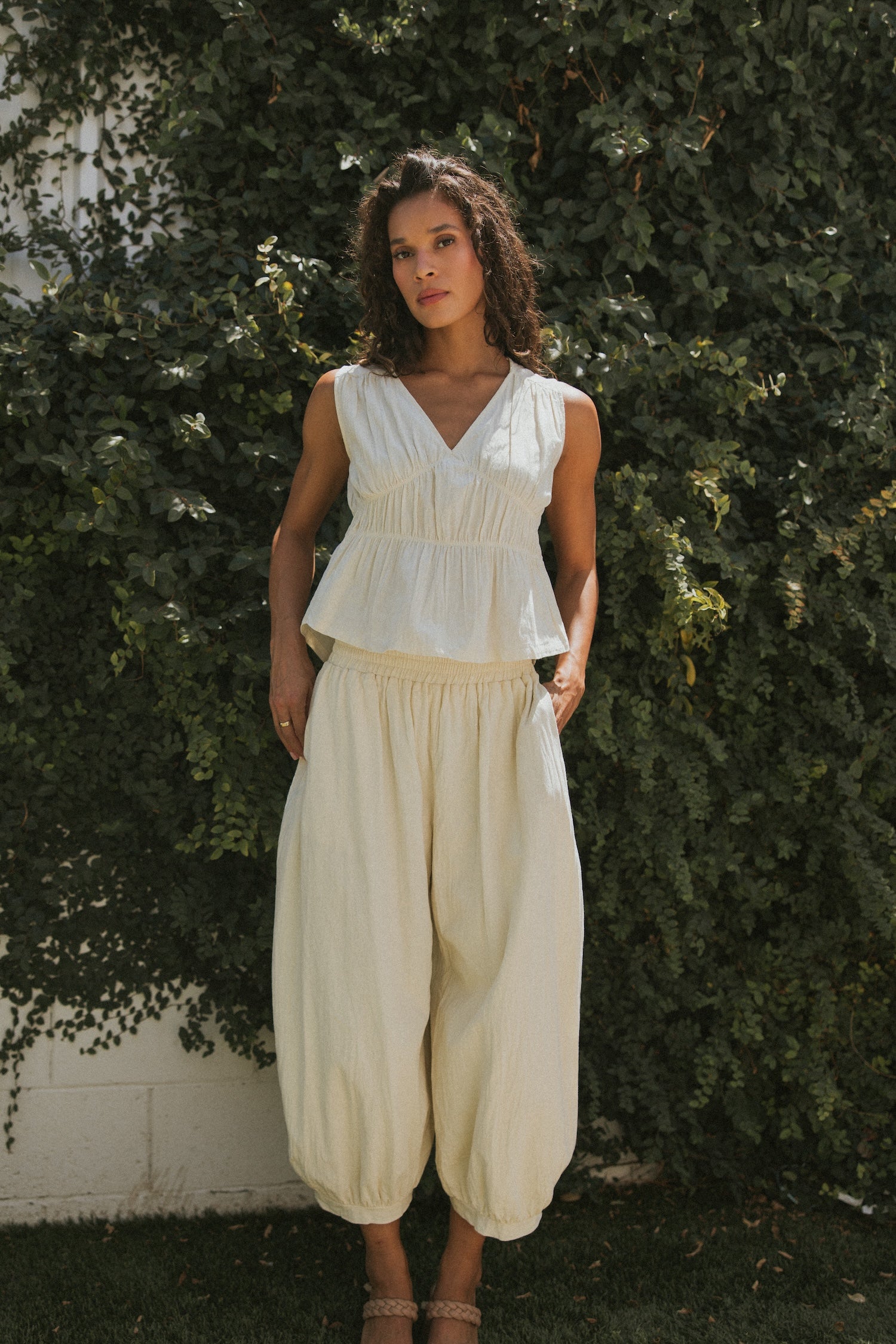 Freya Balloon Pant | Butter Yellow