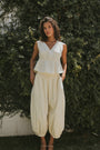 Freya Balloon Pant | Butter Yellow