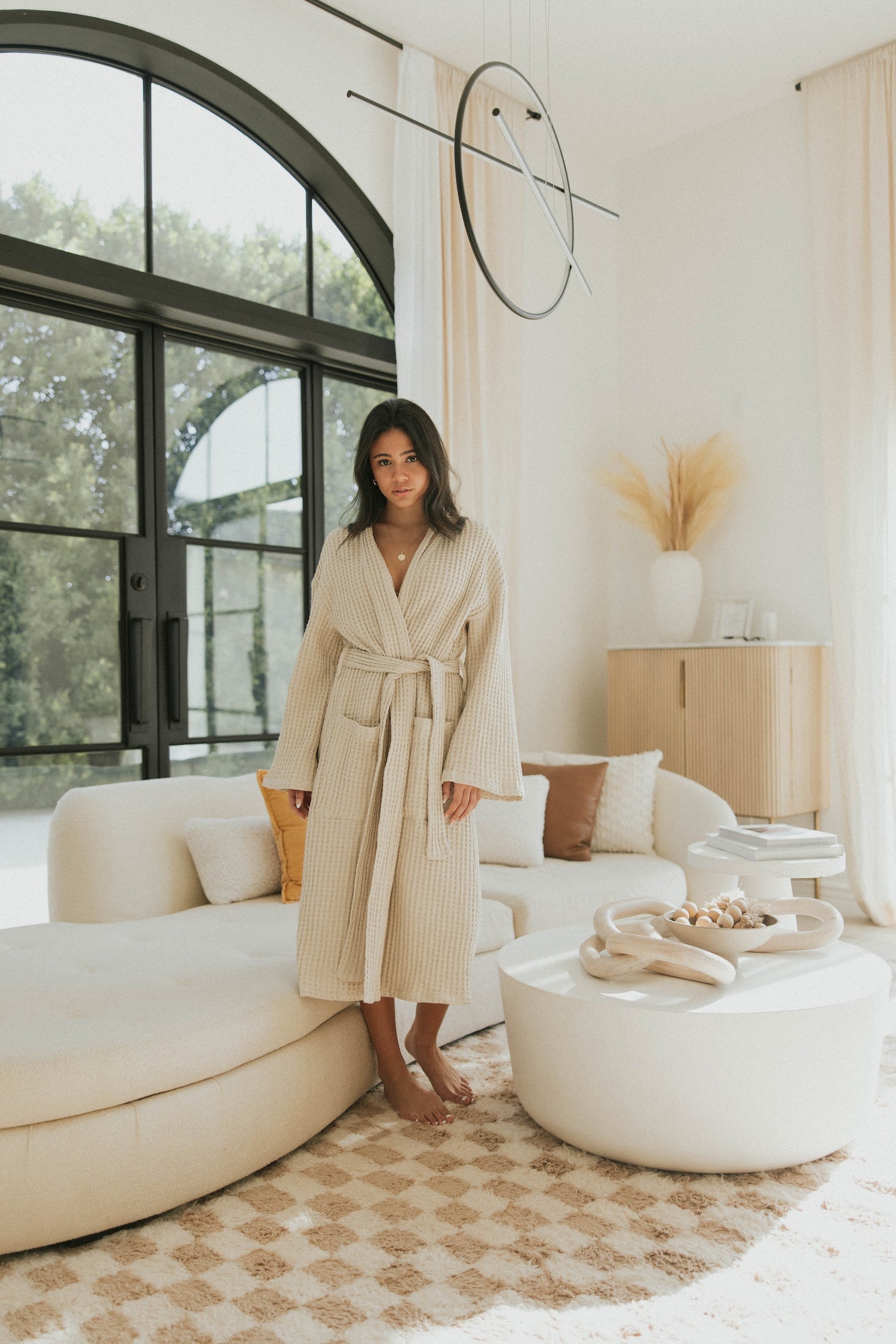 希少 KITH CALUX WAFFLE ROBE ローブ ガウン Ladies Waffle Robes