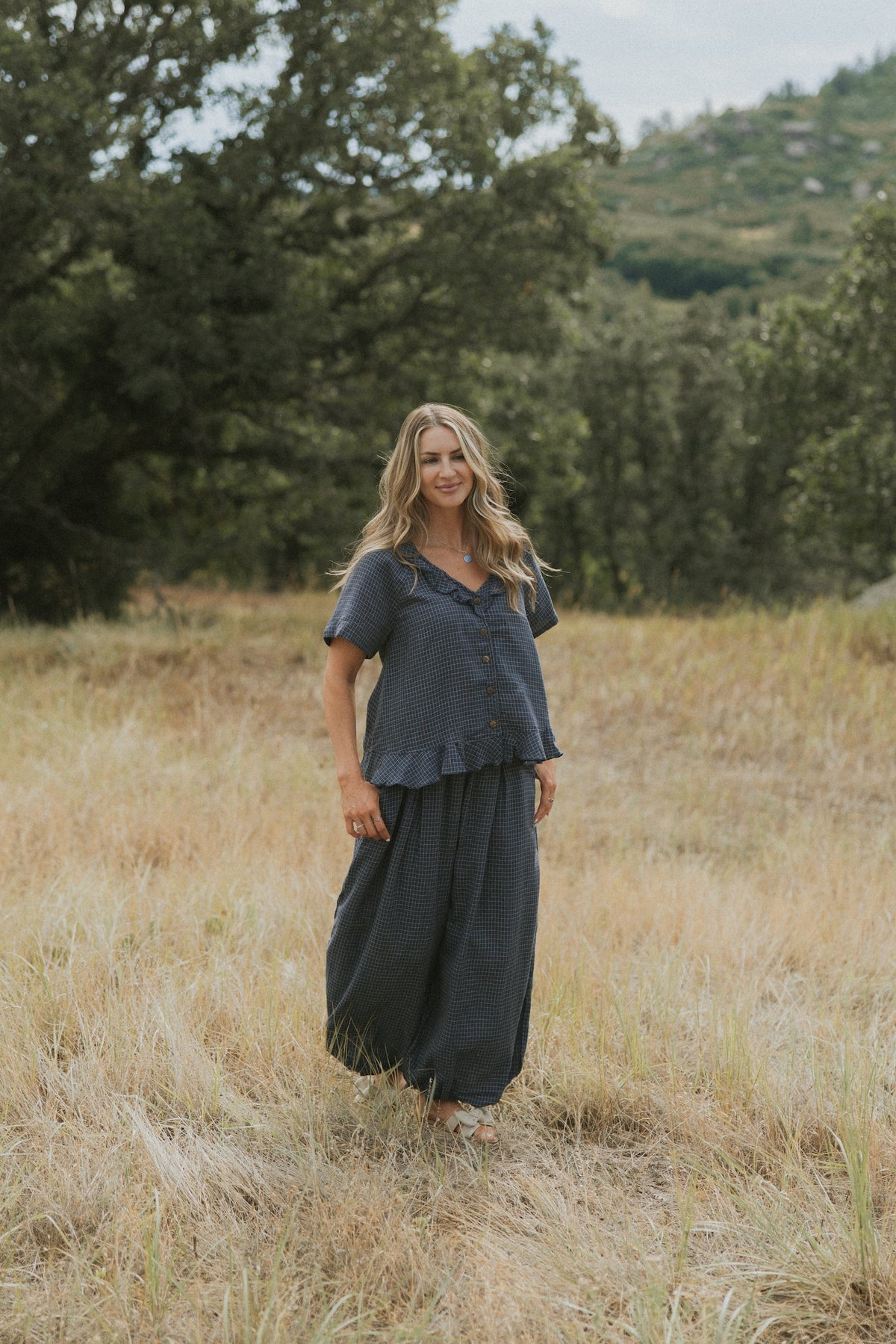 Holland Balloon Pant | Navy