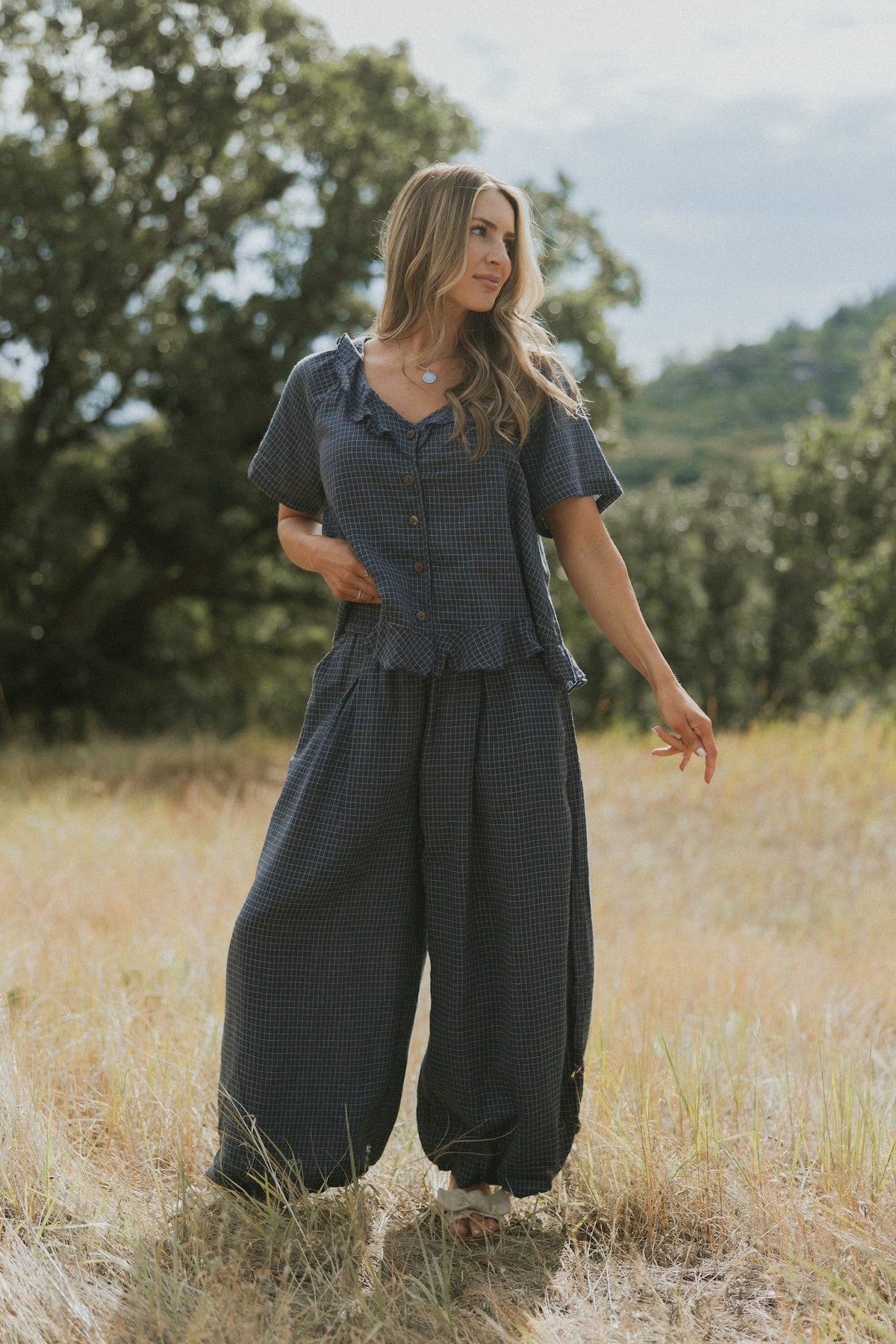 Holland Balloon Pant | Navy