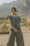 Meadow Top in Charcoal | Flutter Sleeve Top