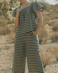 Meadow Top in Charcoal | Flutter Sleeve Top