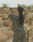 Meadow Top in Charcoal | Flutter Sleeve Top