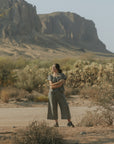 Meadow Pants in Charcoal | Wide Leg Gingham Pants