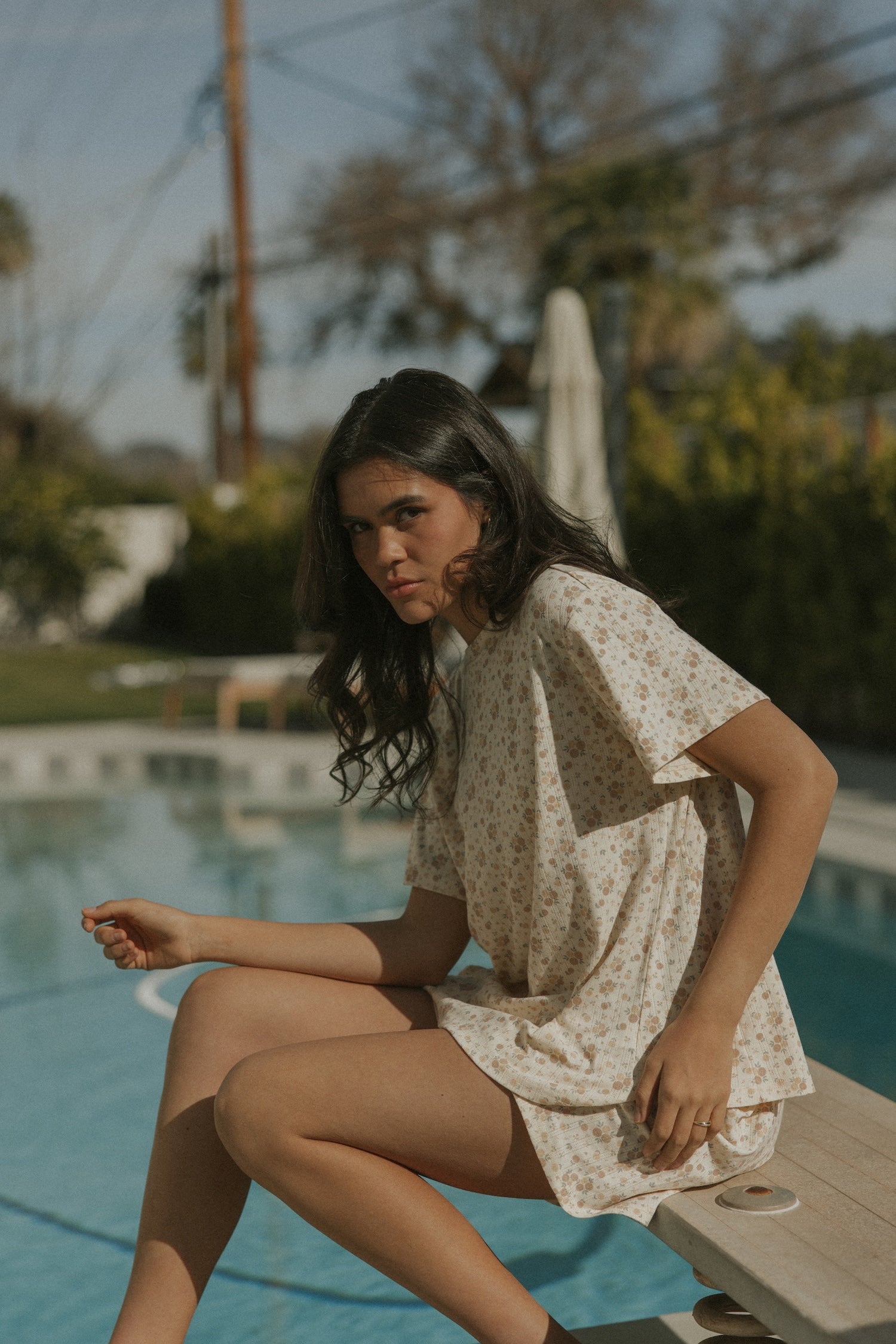 Juliet Top in Marigold | Floral Oversized T-Shirt