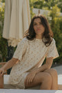 Juliet Top in Marigold | Floral Oversized T-Shirt