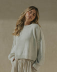 Juneau Knit Sweater | Alabaster