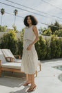 Newport Skirt in Pinstripe | Maxi Skirt