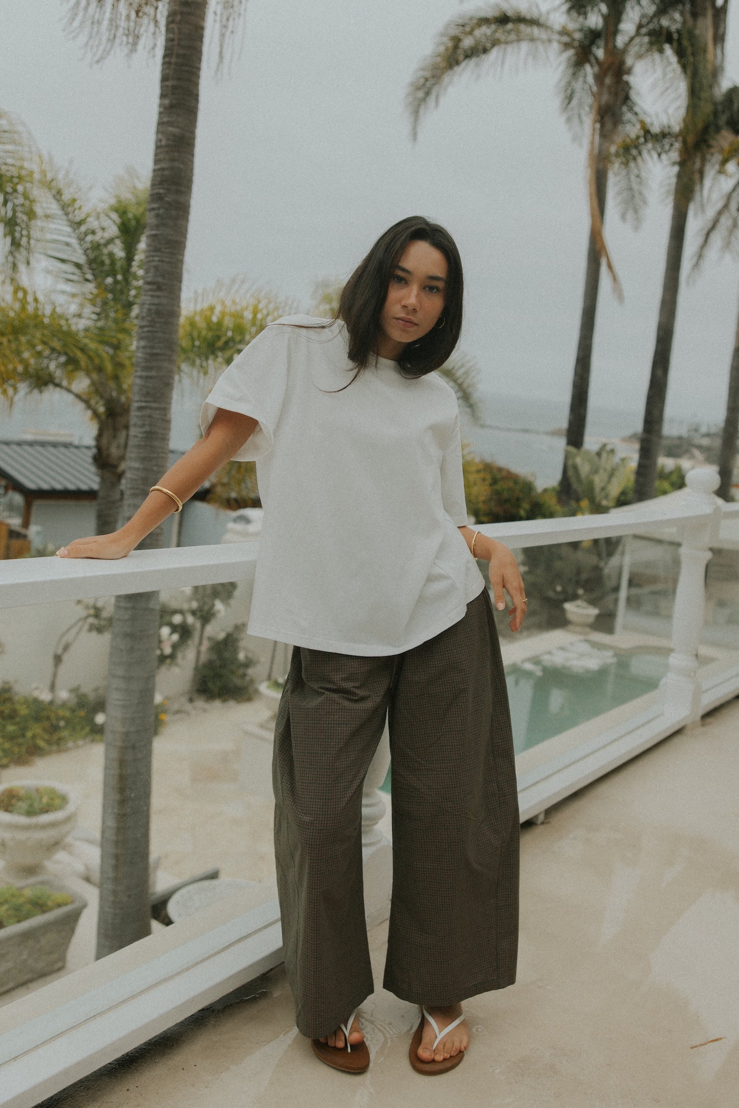 Essential Oversized Cotton Tee | White