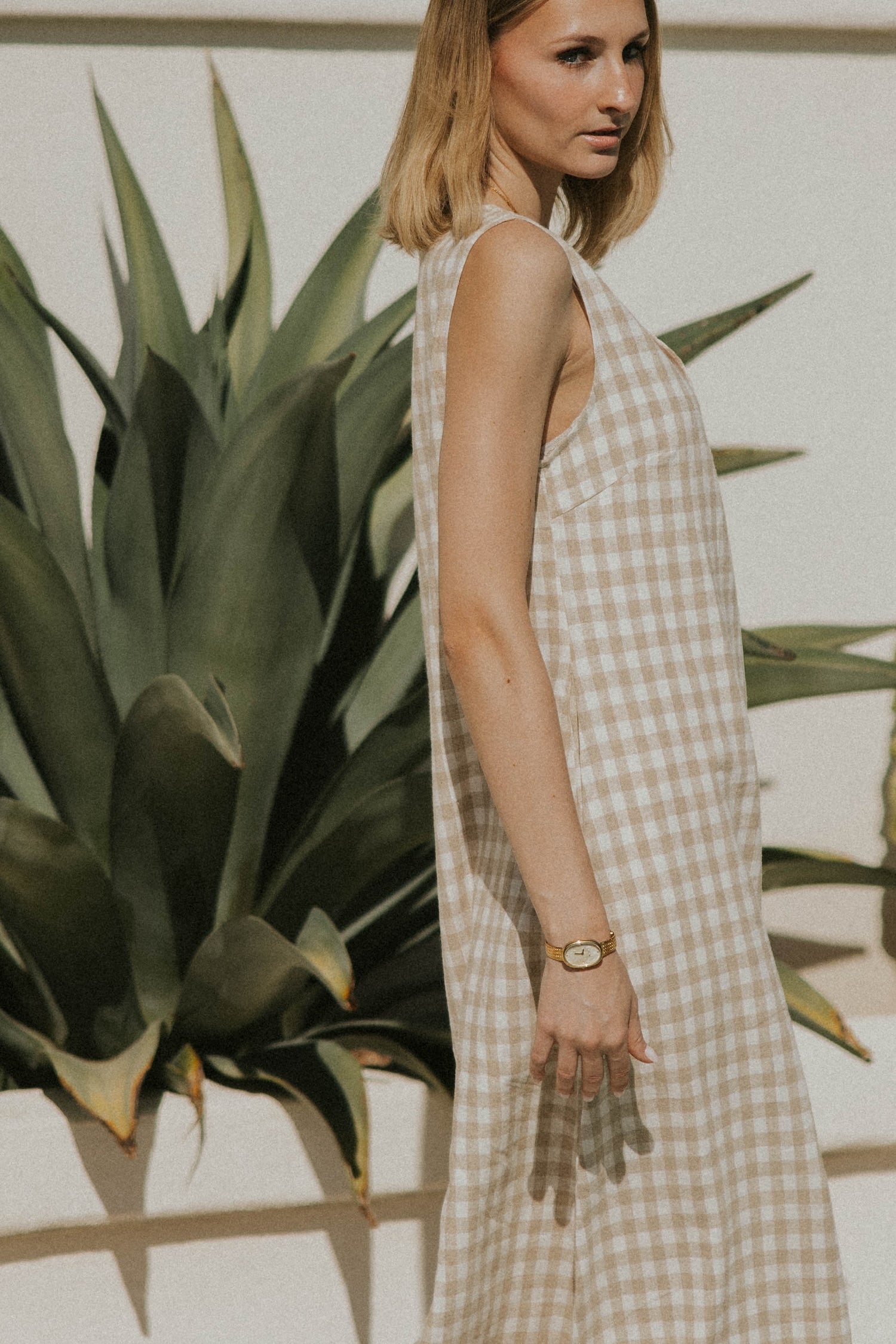 Pradera Dress in Gingham | Pullover Dress M Pradera Dress in Gingham | Pullover Dress M