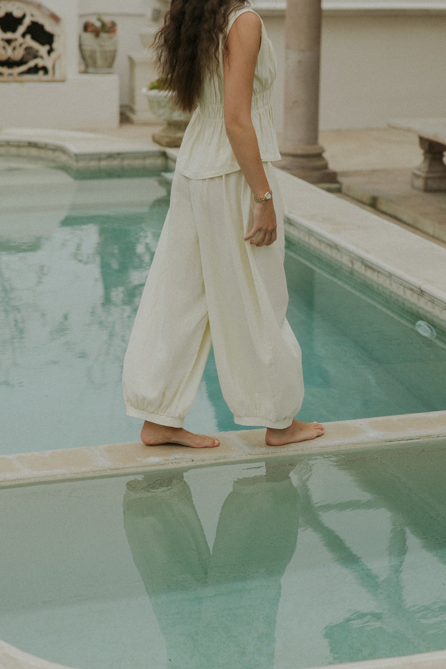 Freya Balloon Pant | Butter Yellow