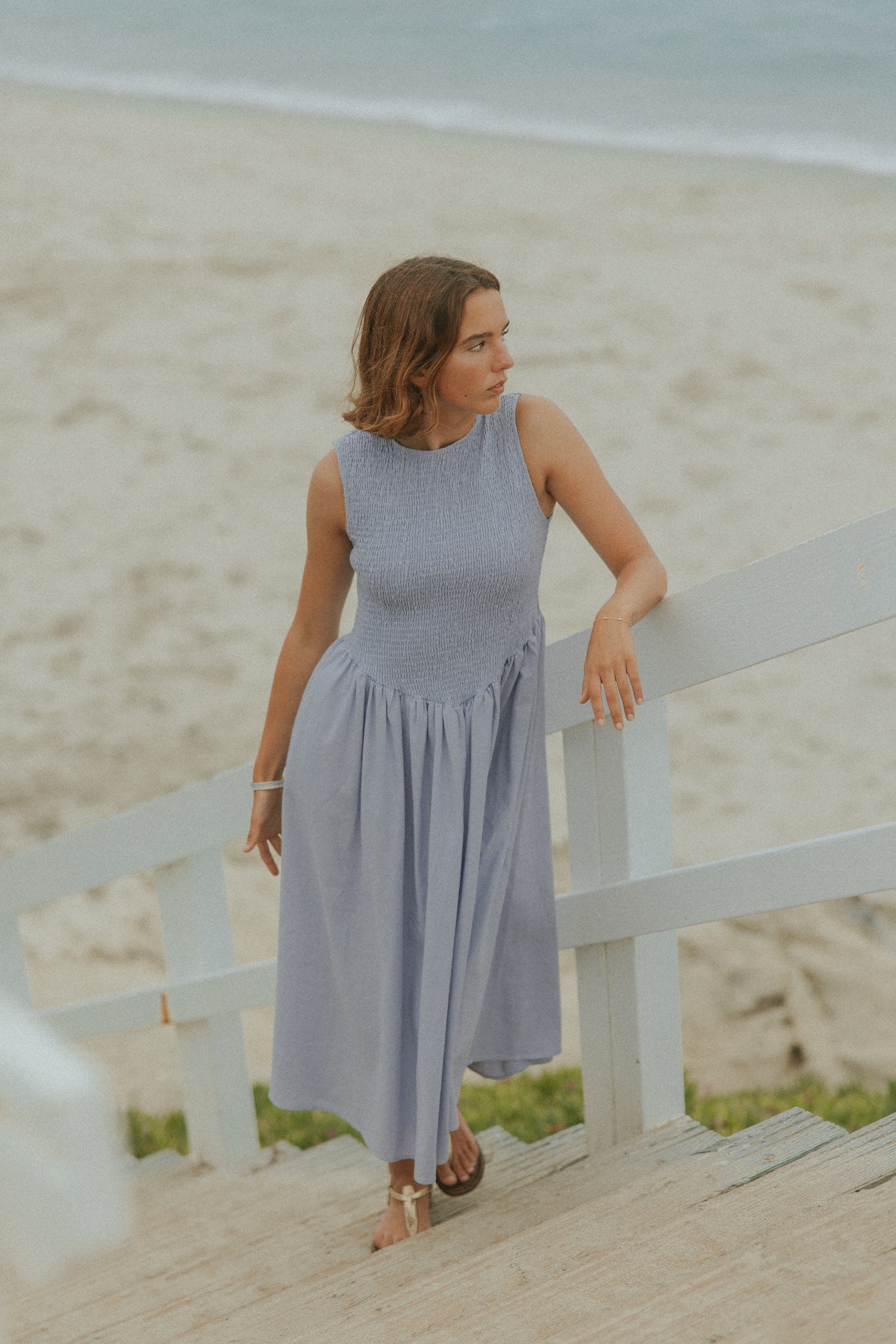 Mara Dress in Periwinkle