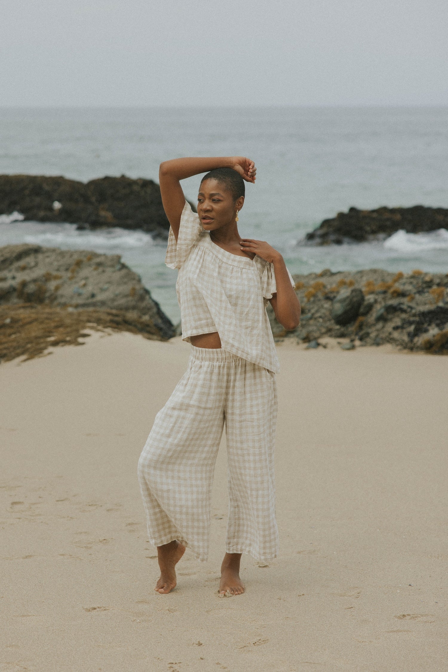 Meadow Pant in Gingham | Women's Gingham Pants – Altair The Label