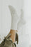Speckled neutral wool socks with matching sets for women.
