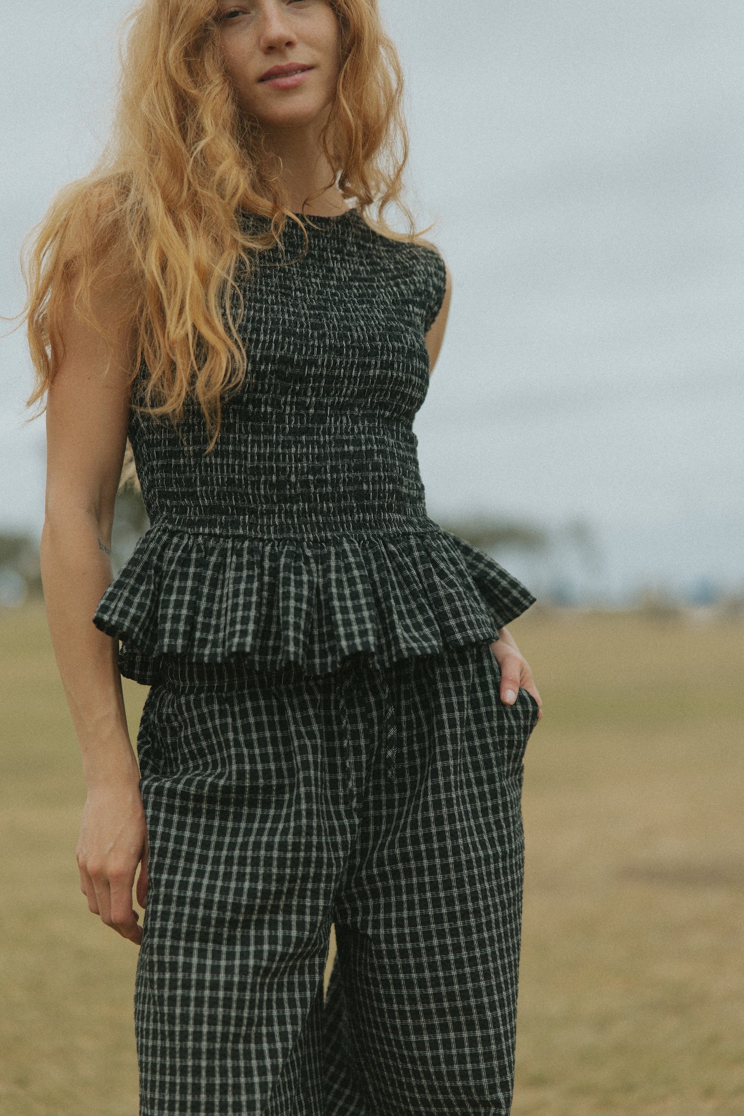 Nova Top in Obsidian | Black Ruffle Top – Altair The Label