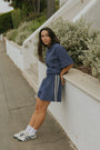 Quinn Track Shorts | Navy