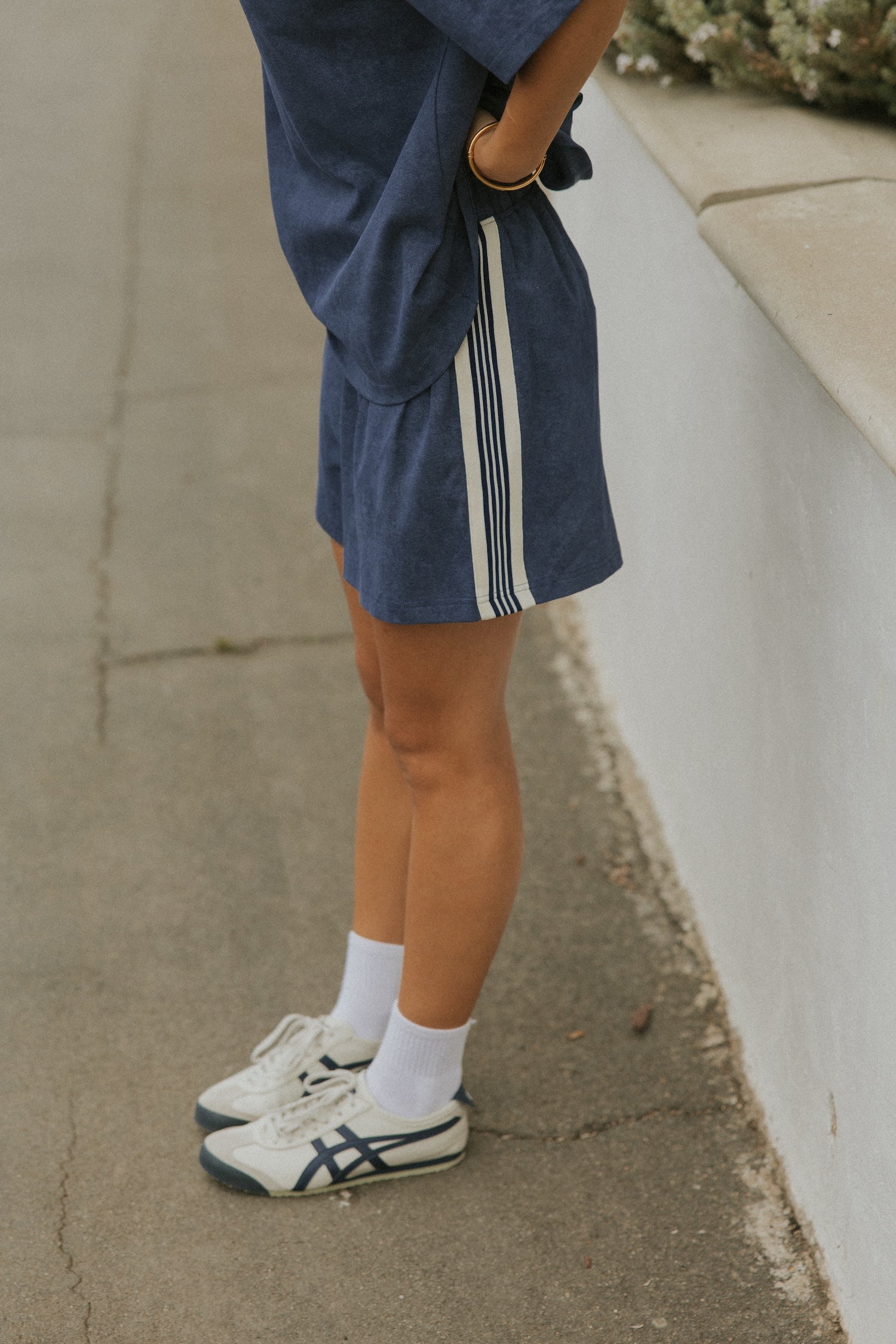 Quinn Track Shorts | Navy