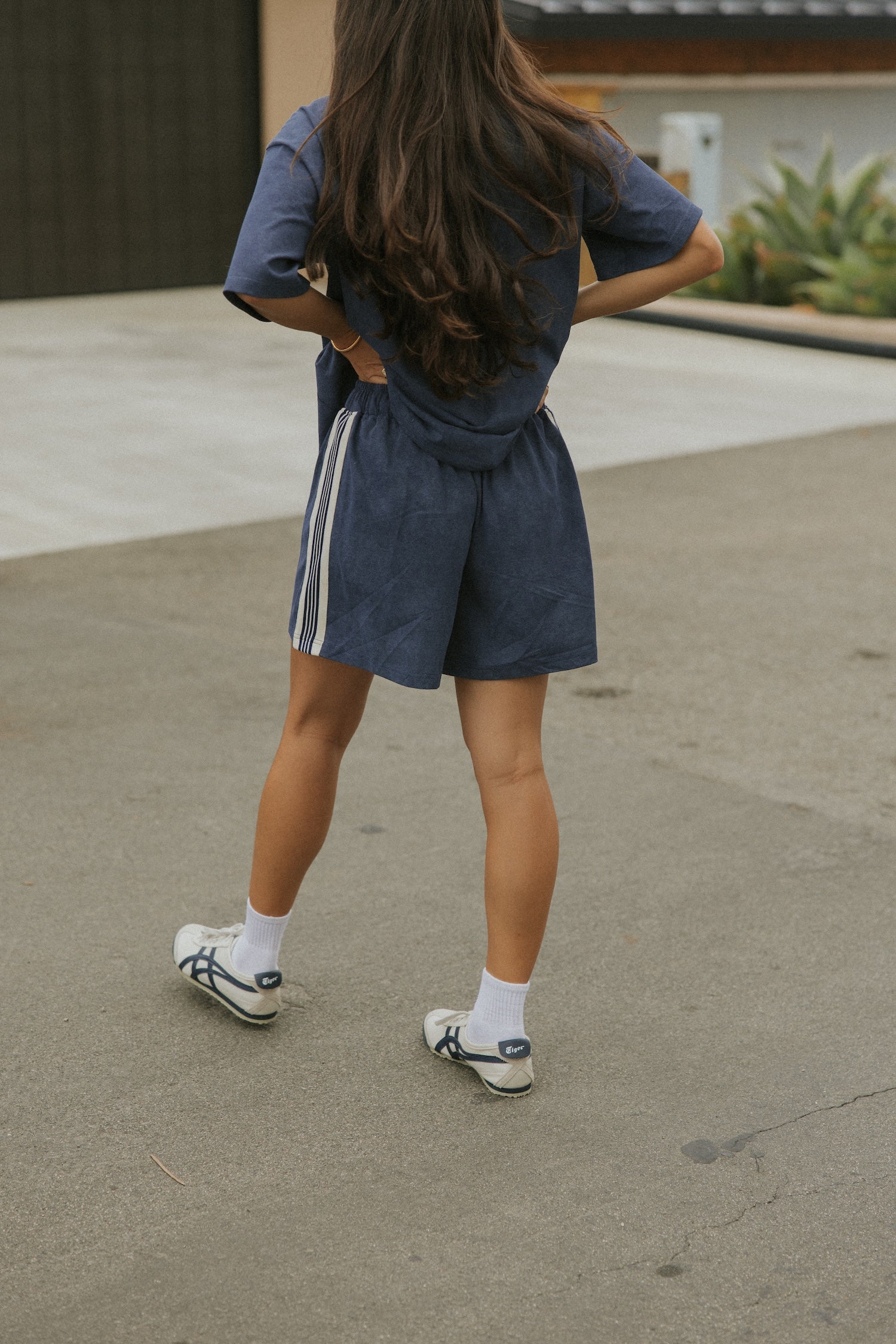 Quinn Track Shorts | Navy